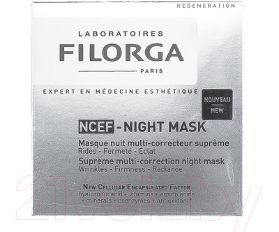 Маска для лица кремовая Filorga Ncef-Night Mask Ночная корректирующая - фото 3 - id-p225078750