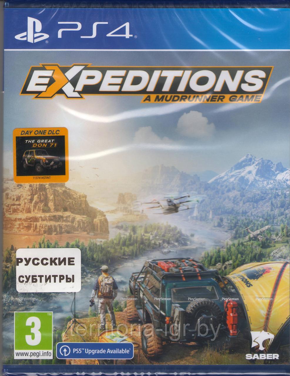 Expeditions: A MudRunner Game +DLC  PS4 (Русские субтитры)