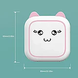 Мини принтер детский беспроводной Bluetooth M5, фото 7