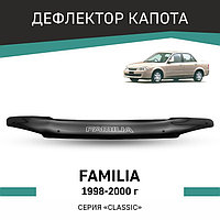 Дефлектор капота Defly, для Mazda Familia, 1998-2000