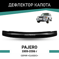 Дефлектор капота Defly, для Mitsubishi Pajero, 1999-2006