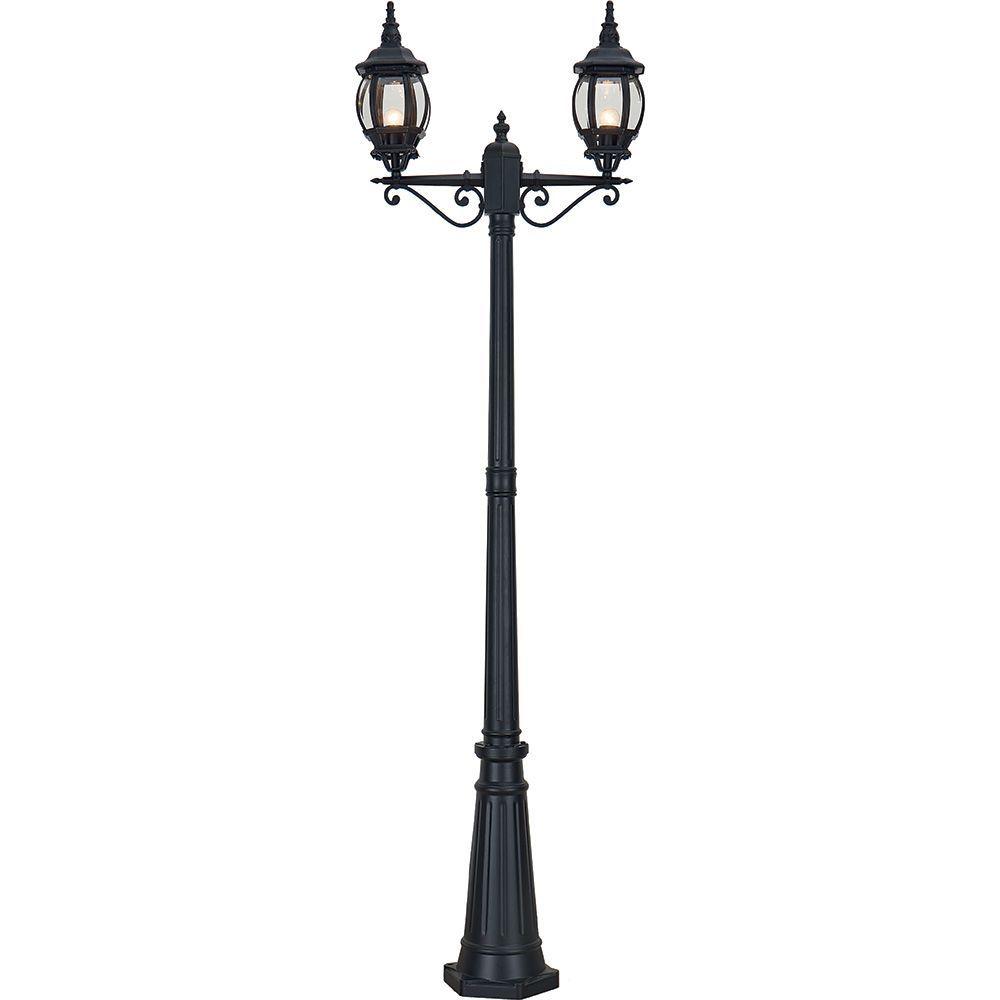 Уличный светильник фонарь PL8114 2*100W, E27, 230V, IP44, черный - фото 6 - id-p119519833