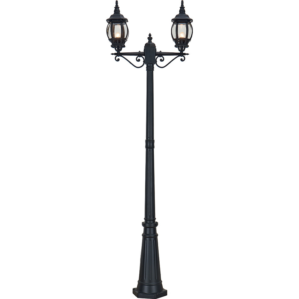 Уличный светильник фонарь PL8114 2*100W, E27, 230V, IP44, черный - фото 4 - id-p119519833