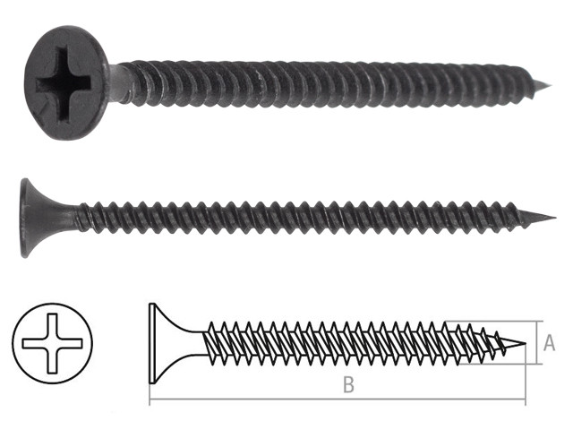 Саморез 3.5*35 мелкий шаг (50шт) SMZ2-96517-50