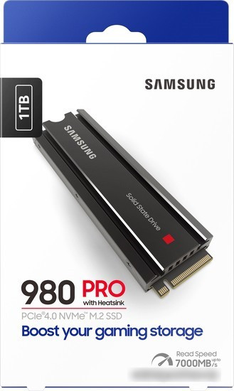 SSD Samsung 980 Pro с радиатором 1TB MZ-V8P1T0CW - фото 5 - id-p225083845