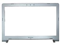 Рамка крышки матрицы Lenovo IdeaPad Z51-70 под 3D камеру, серебро (с разбора)