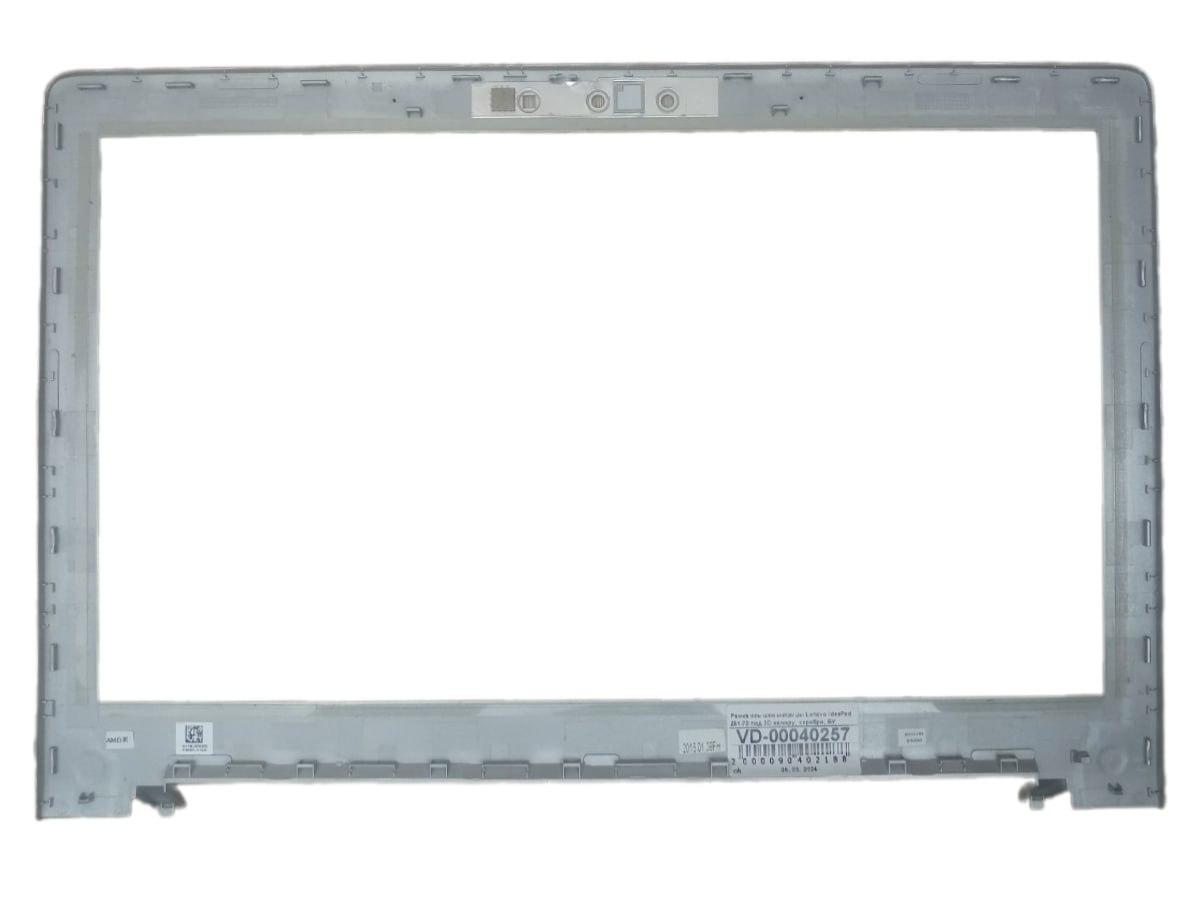 Рамка крышки матрицы Lenovo IdeaPad Z51-70 под 3D камеру, серебро (с разбора) - фото 2 - id-p224914114