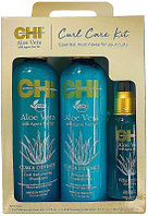 Набор косметики для волос CHI Aloe Vera Curl Care Kit PM8497