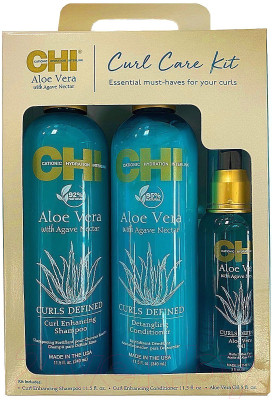 Набор косметики для волос CHI Aloe Vera Curl Care Kit PM8497 - фото 1 - id-p224576843