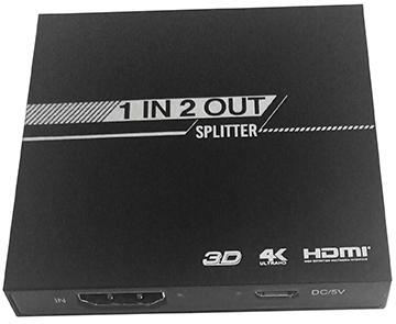 Greenconnect Разветвитель v1.4 HDMI 1на 2 выхода, 4K2K 30Hz /1080p 120Hz серия Greenline GL-v102S - фото 1 - id-p225085470