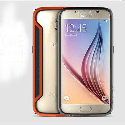 Пластиковый бампер Nillkin Armor-Border series Orange для Samsung G920F Galaxy S6 - фото 4 - id-p225085545