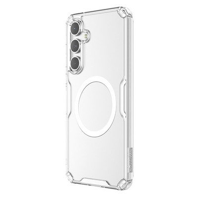 Силиконовый чехол Nillkin Nature TPU Pro Magnetic Case Прозрачный для Samsung Galaxy A55 - фото 3 - id-p225085558