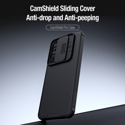 Чехол-накладка Nillkin CamShield Pro Черная для Samsung Galaxy A55 - фото 7 - id-p225085551