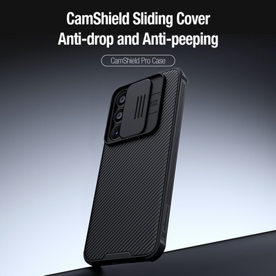 Чехол-накладка Nillkin CamShield Pro Синяя для Samsung Galaxy A55 - фото 7 - id-p225085552