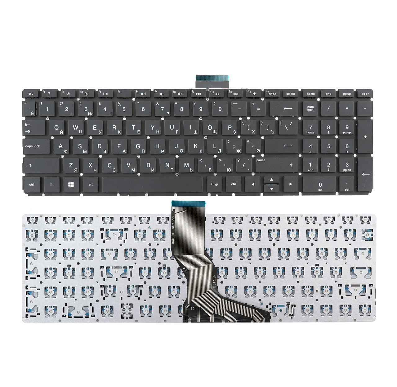 Клавиатура для ноутбука серий HP 250 G6, 255 G6