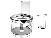 Пластиковая чаша для смешивания для кухонного комбайна Bosch 11025978, фото 2