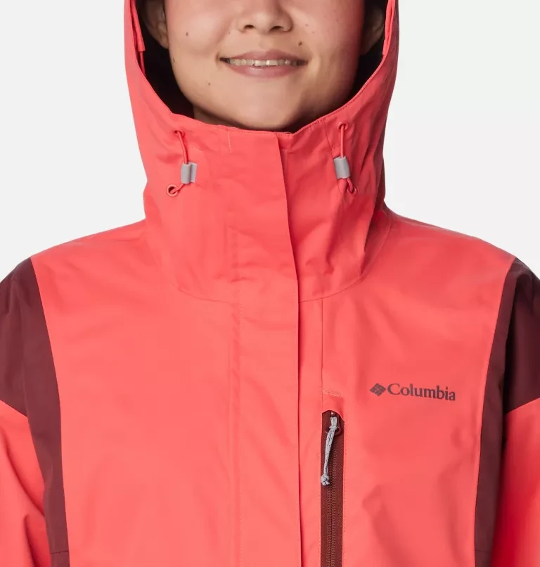 Куртка мембранная женская Columbia Hikebound Jacket оранжевый 1989251-608 - фото 4 - id-p225086201