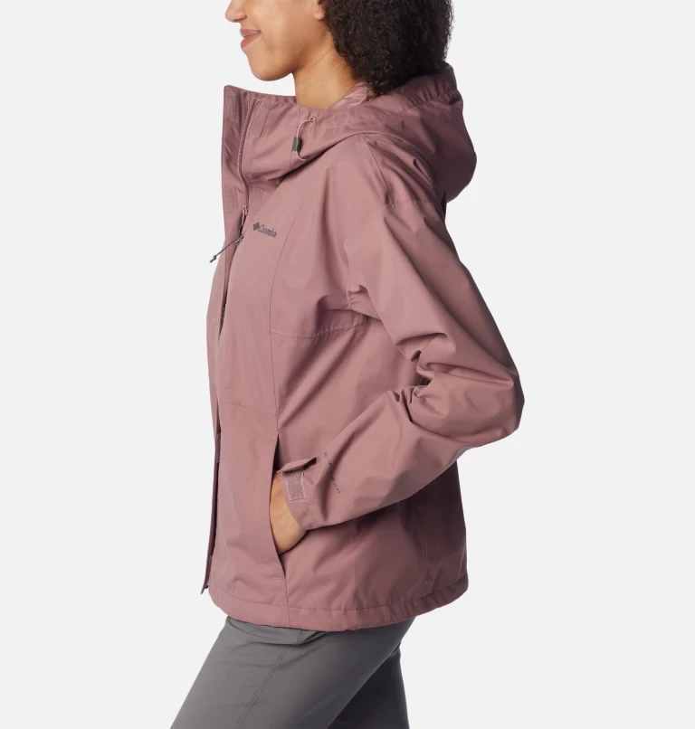 Куртка мембранная женская Columbia Hikebound Jacket темно-розовый 1989251-609 - фото 3 - id-p225086203