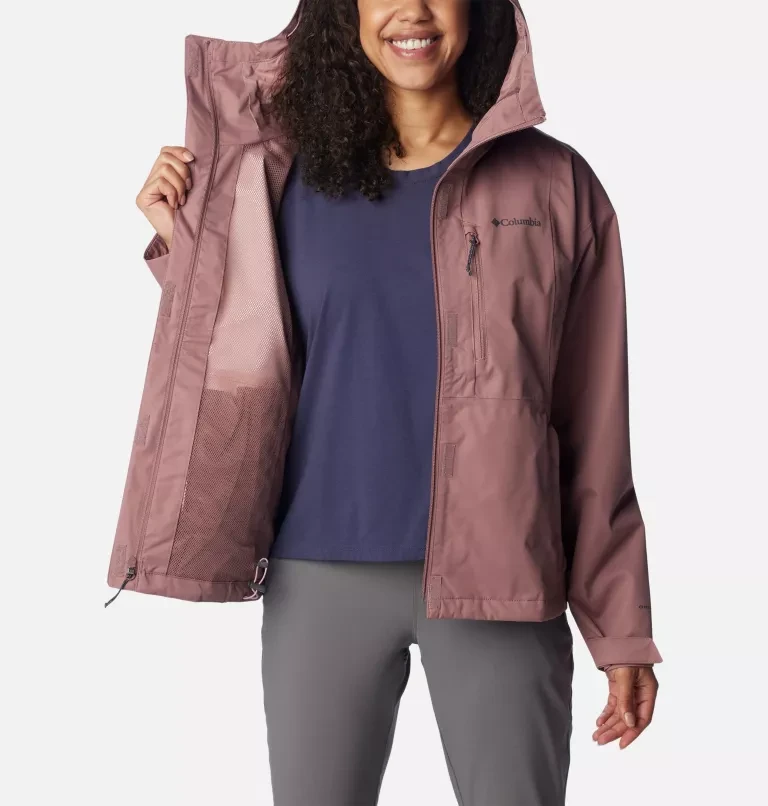 Куртка мембранная женская Columbia Hikebound Jacket темно-розовый 1989251-609 - фото 5 - id-p225086204