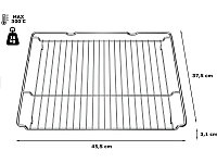 Комбинированная решётка для плит и духовых шкафов Bosch 00577170 (HEZ634070)