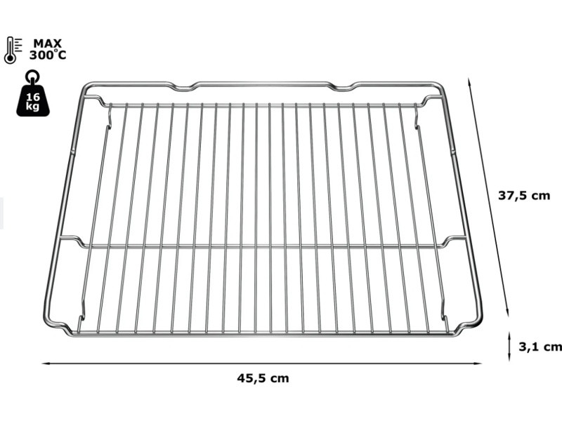 Комбинированная решётка для плит и духовых шкафов Bosch 00577170 - HEZ634070 - фото 1 - id-p139610351