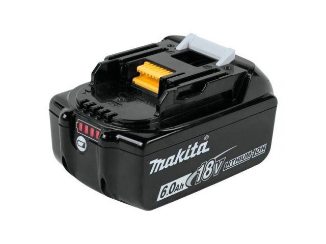 Makita Аккумулятор 18В 1шт 6.0 А/ч Li-ion BL1860B (632F69-8) MAKITA - фото 1 - id-p225087608