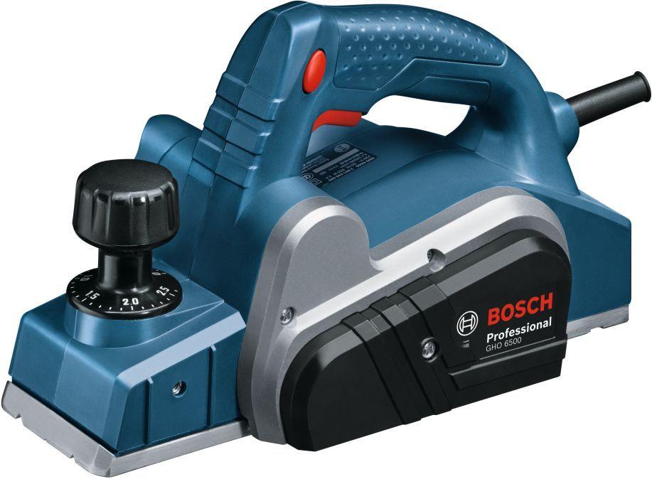 Bosch Рубанок GHO 6500 (650 Вт, ширина 82 мм, глубина 2.6 мм, кор.)(0 601 596 000) BOSCH - фото 1 - id-p225086678