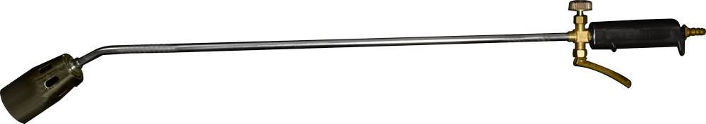 Brima Горелка кровельная изогнутая ГВ-111-Р (рычажная дл 950мм пропан/бутан Ø 50мм) - фото 1 - id-p225086712