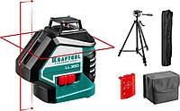 Kraftool Нивелир лазерный "LL360 (#3)", 2х360°, 20м/70м, IP54, точн. +/-0,2 мм/м, штатив (34645-3) KRAFTOOL