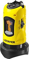 Stayer Нивелир лазерный линейный "SLL", дальность 10м, точн. +/-0,5 мм/м (34960) STAYER