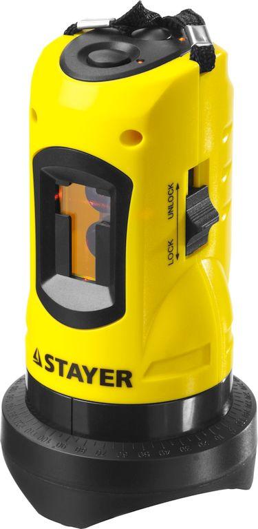 Stayer Нивелир лазерный линейный "SLL", дальность 10м, точн. +/-0,5 мм/м (34960) STAYER - фото 1 - id-p225086936
