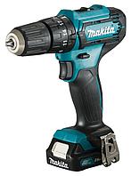 Makita Дрель-шуруповерт ударная аккум. HP 333 DWAE (12.0 В, 2 акк. х 2.0 А/ч Li-Ion, 30 Нм, чем.) MAKITA