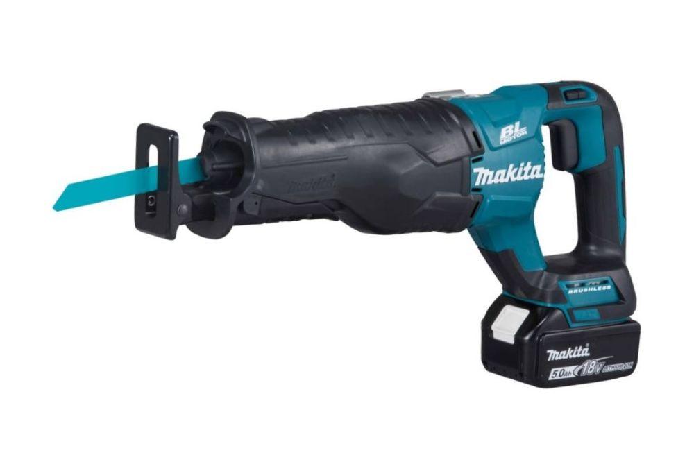 Makita Ножовка сабельная аккум. DJR 187 RTE (18.0В,2 акк.х5.0А/ч, дер. до 255мм,мет. до 130мм, чем.) MAKITA - фото 1 - id-p225089388