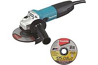 Makita Угловая шлифмашина GA5030 RX8 + 5 дисков (720 Вт, круг 125х22 мм, пл. пуск, кор.) MAKITA