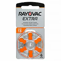 Батарейка в слуховой аппарат ZA13 RAYOVAC EXTRA BL6