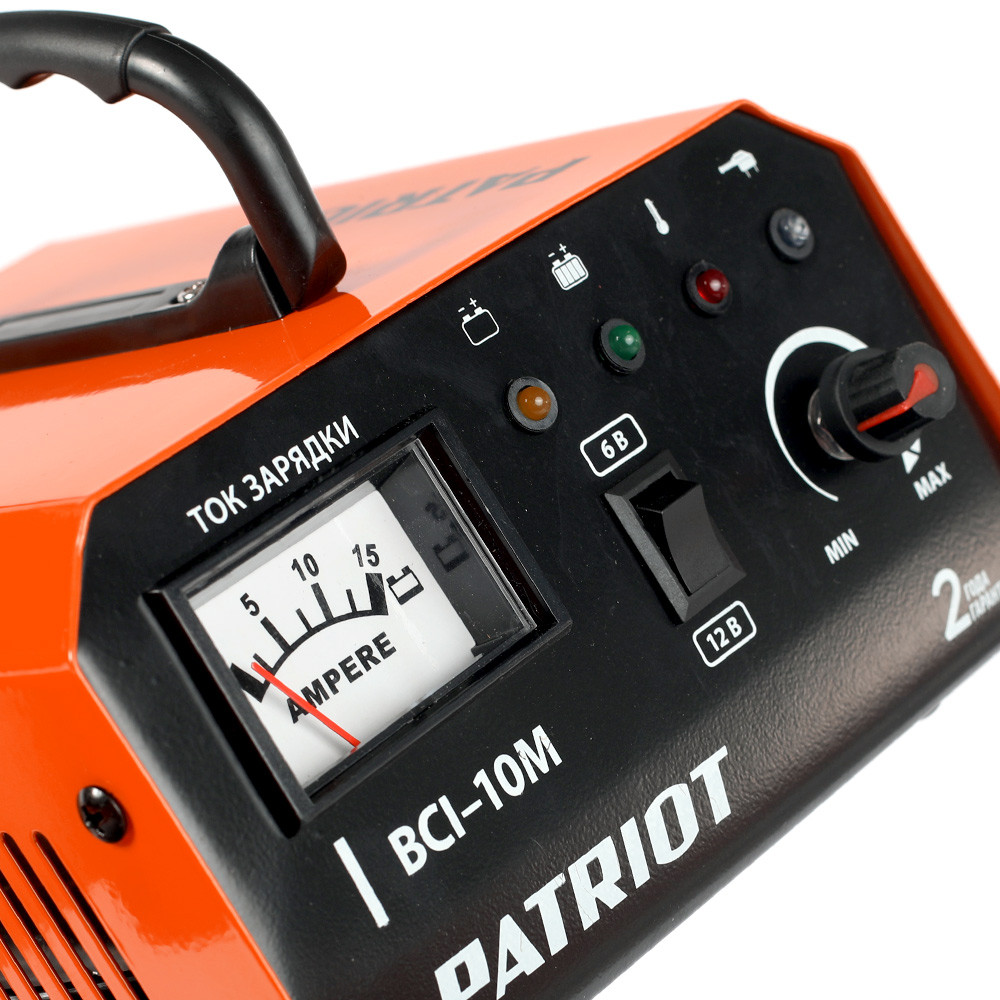 PATRIOT Устройство зарядное BCI-10M (6/12В 10А 220В для WET/AGM/GEL/EFB) PATRIOT - фото 5 - id-p225087867