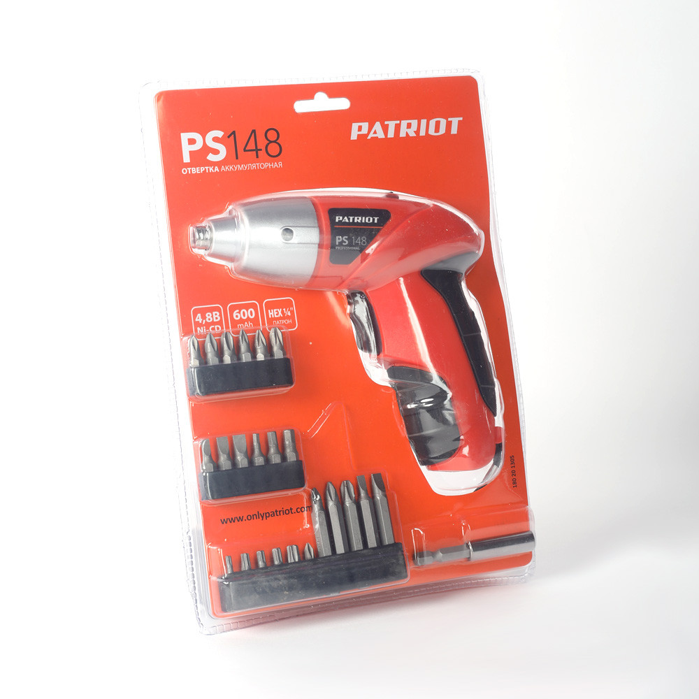 PATRIOT Отвертка аккумуляторная PS 148 (4,8В Ni-Cd 180 об/мин 2,5 Нм HEX 1/4) PATRIOT / IMPERIAL - фото 10 - id-p225088861