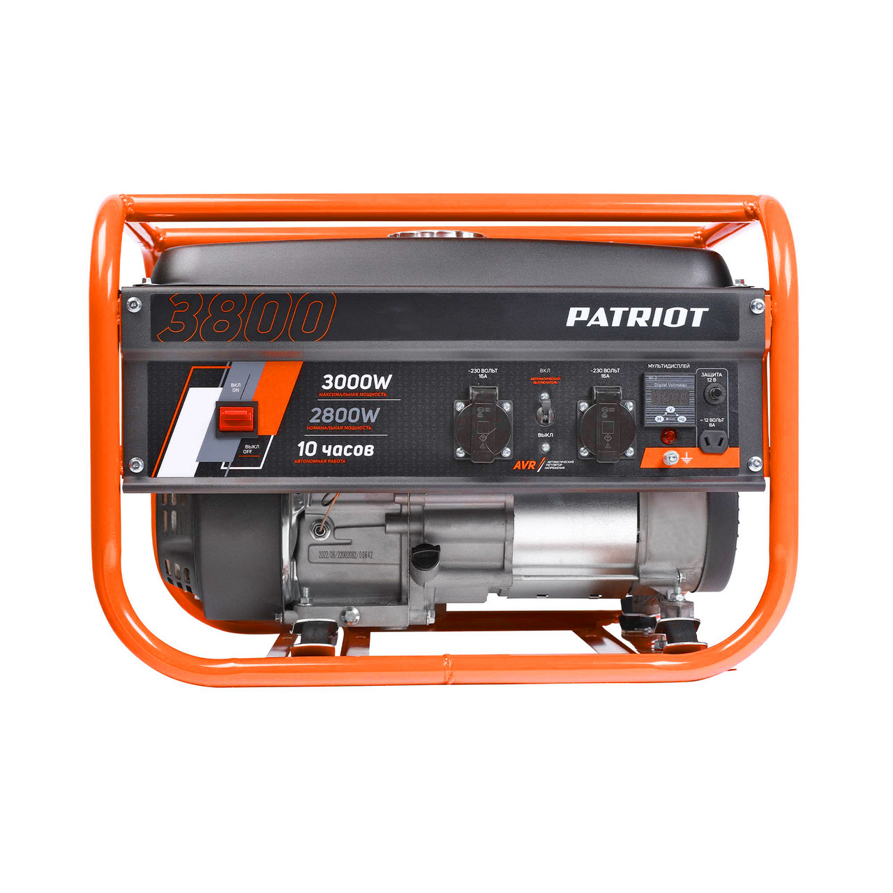 PATRIOT Генератор бензиновый GRS 3800 (3,0 кВт 220В 15,0л розетка 2х220/12В) PATRIOT / OPTIMA - фото 9 - id-p225088878