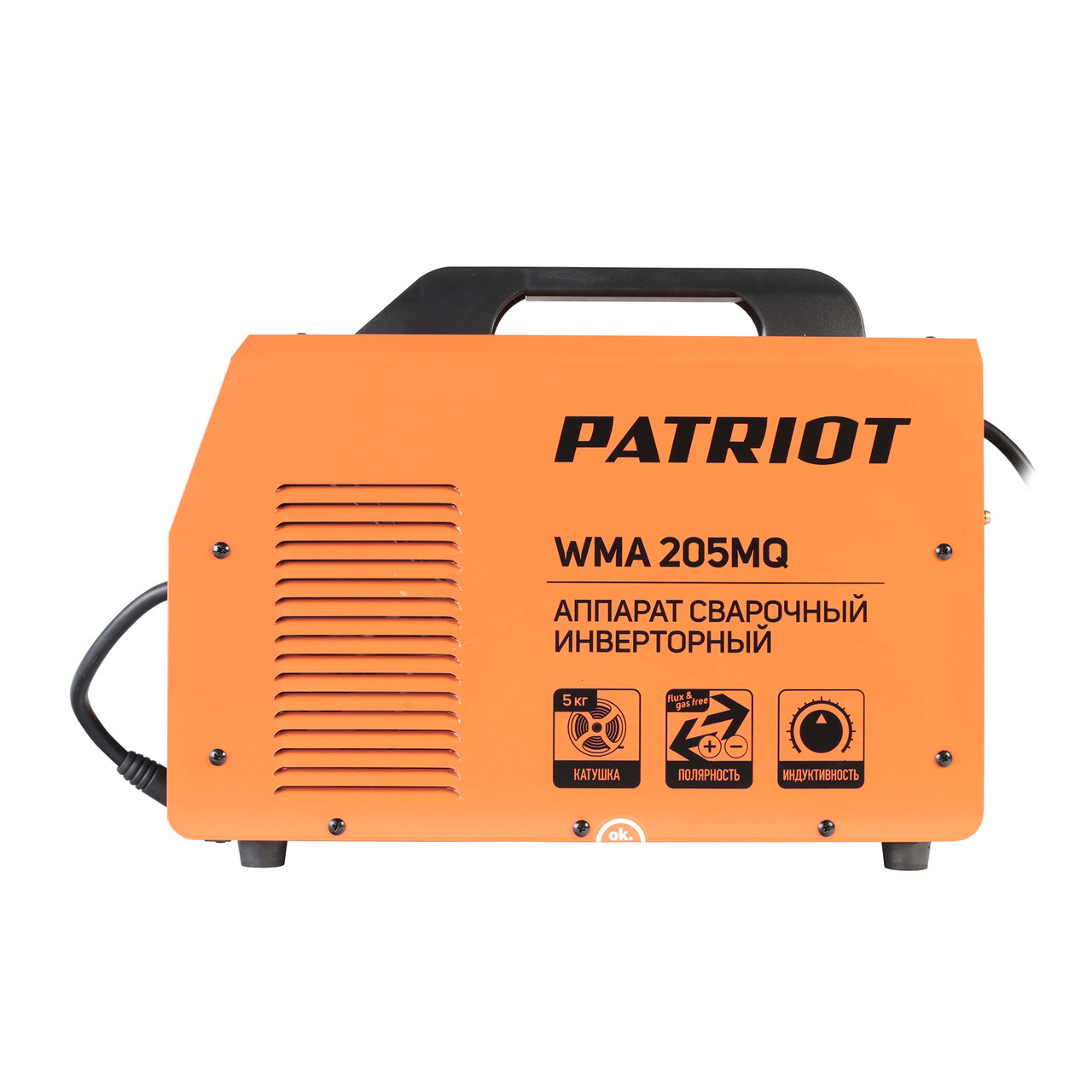 PATRIOT Полуавтомат сварочный WMA 205MQ (MIG/MAG/MMA 8,1 кВт 220В 40-200А ПВ60% КПД80%) PATRIOT - фото 4 - id-p225088029