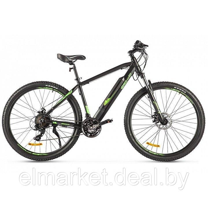 Велогибрид Eltreco Ultra MAX черно-зеленый - фото 1 - id-p225089796