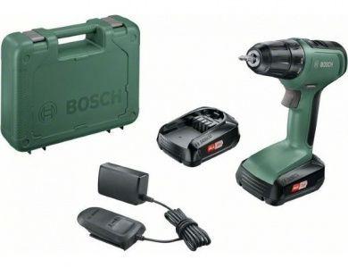Bosch Дрель-шуруповерт UniversalDrill 18 (18.0В,2 акк.х1,5 А/ч Li-Ion,30Нм.,чем.)(0 603 9C8 005) BOSCH - фото 1 - id-p225087350