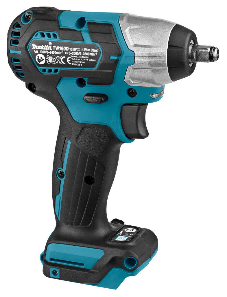 Makita Гайковерт ударный аккум. TW 160 DZ (12.0 В, без АКБ и ЗУ, 160 Нм, 3/8", кор.) MAKITA - фото 6 - id-p225087384