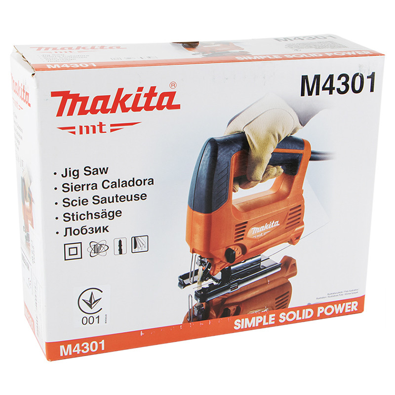 Makita Пила лобзиковая M 4301 (450 Вт, до 65 мм, кор.) MAKITA MT - фото 6 - id-p225087399
