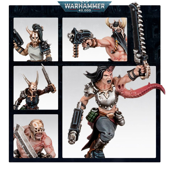 Warhammer: Космический Десант Хаоса Культисты Хаоса / Chaos Space Marines Chaos Cultists (арт. 43-88) - фото 3 - id-p225090015