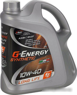 Моторное масло G-Energy Synthetic Long Life 10W-40 5л - фото 1 - id-p225090255