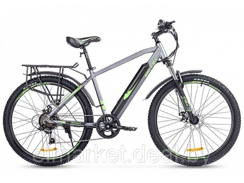 Велогибрид Eltreco XT 800 Pro серо-зеленый - фото 1 - id-p225091781