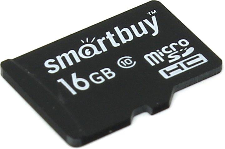 Карта памяти SmartBuy SB16GBSDCL10-00 microSDHC 16Gb Class10 - фото 1 - id-p225091896