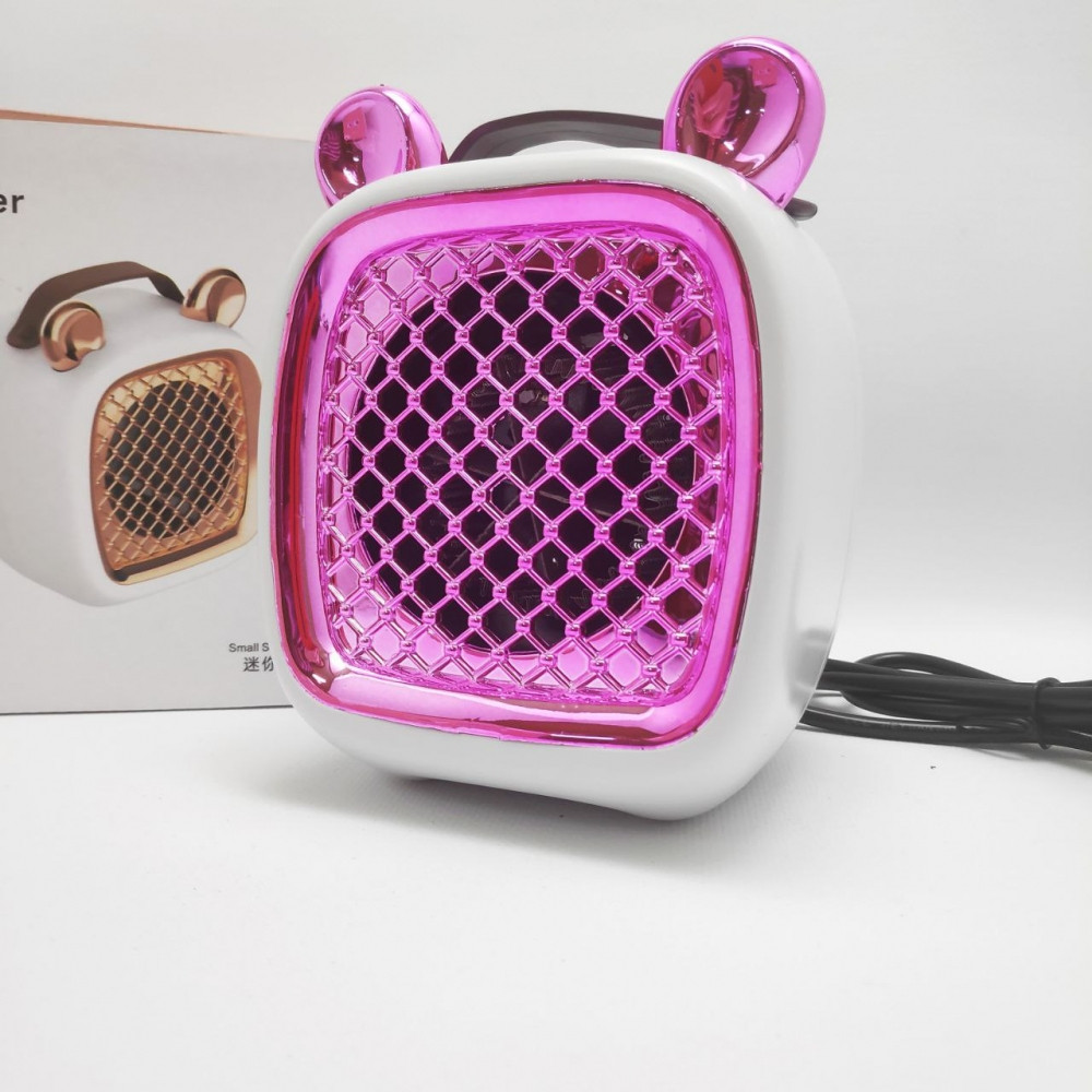 Миниобогреватель портативный с ушками Mini Heater Розовый - фото 3 - id-p221709046