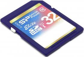 Флеш карта SD 32GB Silicon Power Elite SDHC Class 10 UHS-I (SP032GBSDHAU1V10) - фото 1 - id-p225092036