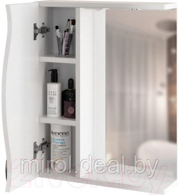 Шкаф с зеркалом для ванной Mixline Лима 55 551705 - фото 2 - id-p225092763